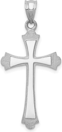 Diamond2Deal 14k White Gold Cross Pendant