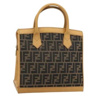 Fendi Pre-owned Vintage Zucca Canvas Tote - Pre-owned - Mujer - Marr&oacute;n - ONE SIZE