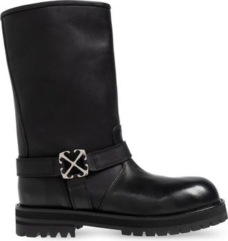 Off-white Dames, Schoenen, Zwart, Maat: 44 EU Leer