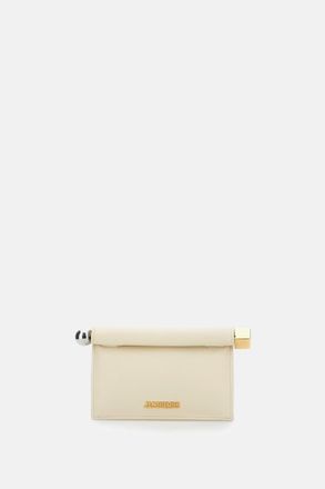 Jacquemus Ivory Rond Carre clutch