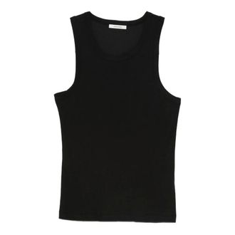 Entire studios Sleeveless Tops, male, Black, Size: XL Crewneck Sleeveless Top