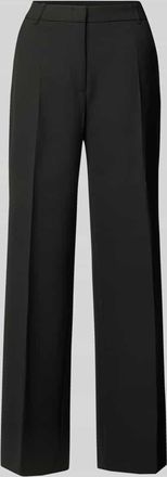 s.Oliver Black Label Hose mit Bügelfalten in Black, Größe 36/32