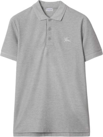 Burberry 26 Cotton Polo Shirt Pale Grey 80991681