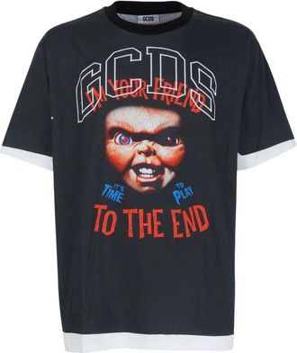 GCDS Gcds, Donna, Top, Nero, XL, new
