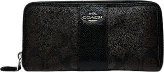 Coach Pre-owned Leren Portemonnee - Dames - Vintage Accessoires - Zwart - ONE Size - Leer - Vintage