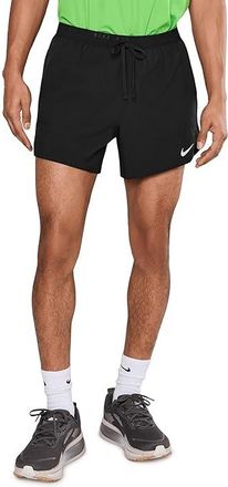Nike Dri-FIT Stride 2-in-1 5 Shorts Mens Workout Black/Black/Black/Reflective Silver : 2XL 5, Polyester/Spandex