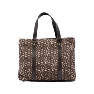 Celine Bolso Tote Pre-owned Vintage de Lona - Pre-owned - Mujer - Marr&oacute;n - ONE SIZE