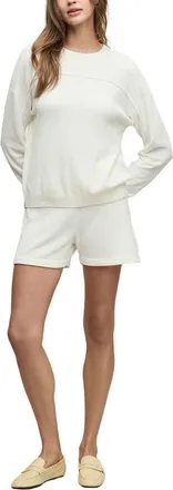 Barefoot Dreams CozyChic Ultra Lite Pajamas in Pearl at Nordstrom, Size X-Large