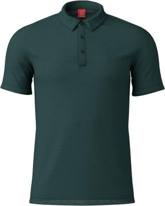LOEFFLER Poloshirt Merino-Tencel Polo-Shirt f&uuml;r Herren | blau