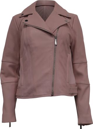 Michael Kors Michael Michael Kors Biker Jacket in Pink Leather