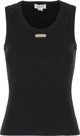 Alexander McQueen Tops, Dames, Zwart, 2Xs, Stijlvolle TOP voor modeliefhebbers