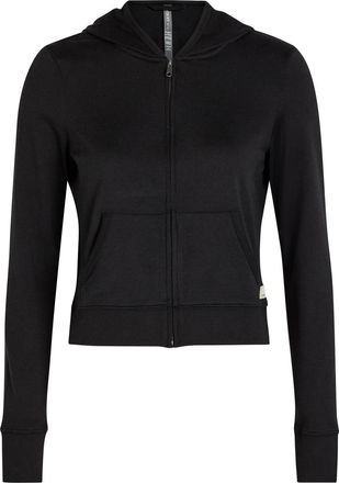 Vuori Clothing Halo Mini Hooded Stretch-jersey Sweatshirt - Black - S (UK8-10 / S)