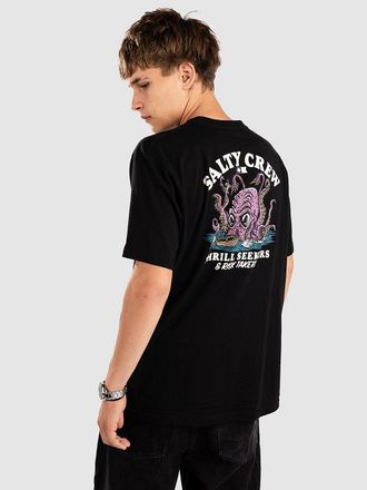 Salty Crew Kraken Monst Camiseta negro