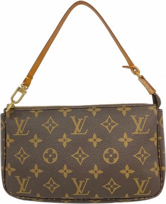 Louis Vuitton Brown Pouch (Pre-Owned)
