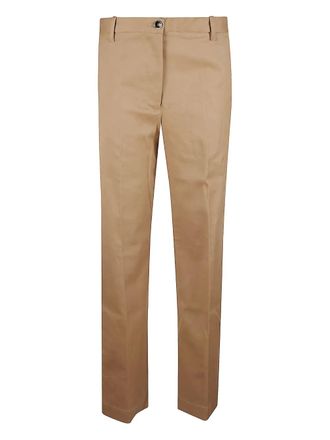 Nine In The Morning buttoned straight trousers - Brown