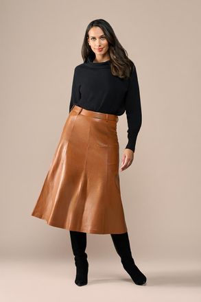 Mart Visser Delilah Leren Rok Cognac