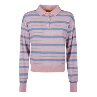 Guest In Residence Truien & Vesten, Dames, Veelkleurig, XS, Kasjmier, Collegiate Polo Neck Sweater