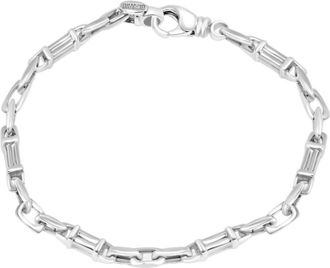 Pompeii3 Mens Designer Round Link 14k Gold (19gram) or Platinum (30gram) 5mm Bracelet 8.5