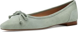 Cole Haan Paget Flat Ballet Flats Womens Shoes Lilly Pad Suede : 10.5 B - Medium, Nylon