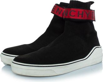 Givenchy Pre-owned Mens George V sock sneaker in black Cotton - Size EU 45