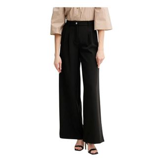 Guess Andree Wide Trousers - Trousers - Mujer - Negro - S