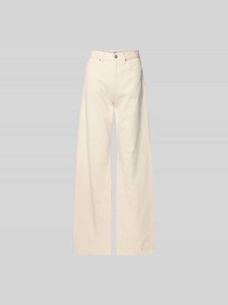 Anine Bing Wide Fit Jeans aus reiner Baumwolle in GELB, Gr&ouml;&szlig;e 25