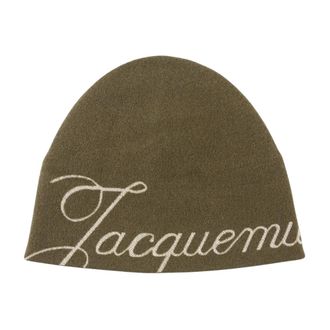 Jacquemus Atelier muts - Dames - Hoeden - Groen - ONE Size - Wol - Accessoires