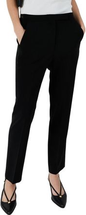 Gerard Darel Alya Tailored Mid Rise Pants in Black at Nordstrom, Size 10