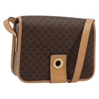 Celine Pre-owned Cross Body Bags, female, Brown, Size: ONE SIZE Pre-owned Vintage Shoulder Bag
