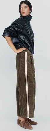 Pilcro Izzie Relaxed Corduroy Pull-On Barrel Pants
