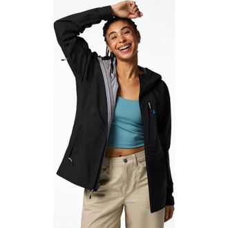 Cotopaxi Impermeo 3L Hooded Shell Jacket - Womens in Cotopaxi Black at Nordstrom, Size X-Small