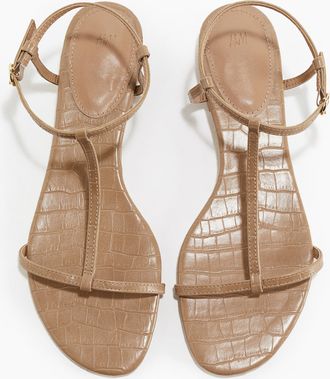 H&M Riemensandalen - Beige