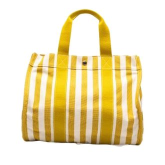 Herm&egrave;s Pre-owned Cannes MM Tote Bag - Dames - Vintage Shopper - Geel - ONE Size - Vintage