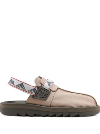 Reebok slingback geometric-pattern trainers - men - Polyester/Fabric/Rubber - 4 - Brown