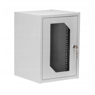 OEM Armario De 10 9u Con Puerta De Cristal Ral 7035 (09-100)