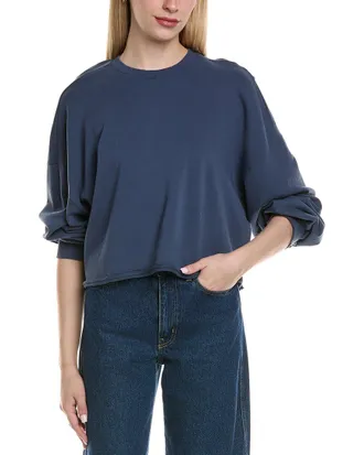 Chaser Lightweight French Terry Eliza Crop Sweatshirt