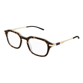 Gucci Mode Bril Gg 1891O Stijl - Heren - Brillen - Bruin - 49 MM - Accessoires