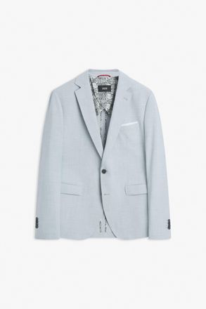 Cinque Sakko CINQUE CIDATA, Herren, Gr. 102, grau (hellgrau), Web, Obermaterial: 66% Polyester, 28% Viskose, 6% Elasthan, unifarben, regular fit h&uuml;ftbedecken