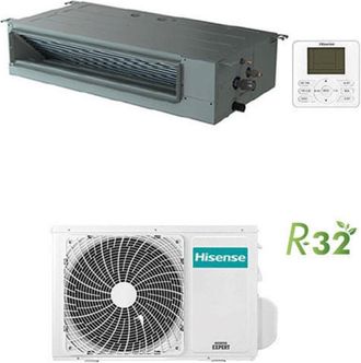 Hisense Climatizzatore Condizionatore Hisense Canalizzabile R32 12000 BTU ADT35UX4RBL8 INVERTER Classe A++/A+