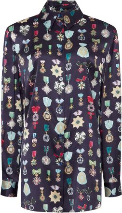 Temperley London Blusa Gloriette in seta