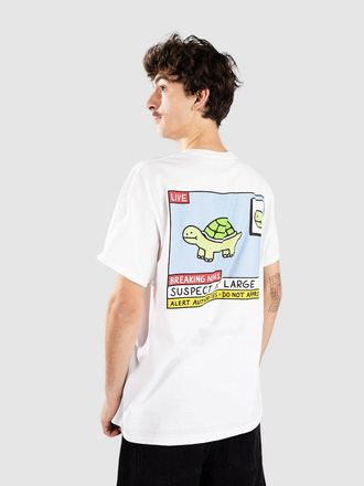 A.Lab Breaking News T-Shirt bianco