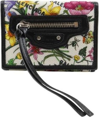 Gucci Pre-owned Wallets, female, Multicolor, Size: ONE SIZE Pre-owned Canvas Wallet
