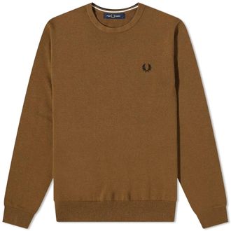 Fred Perry Heren, Truien, Bruin, Maat: L Katoen