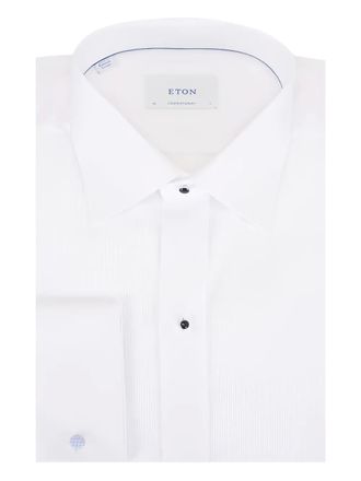 Eton pliss&eacute; pocket shirt - men - Cotton - 16 - White