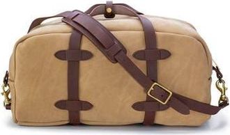 Ezra Arthur Frontier Leather Duffle Bag in Tan at Nordstrom