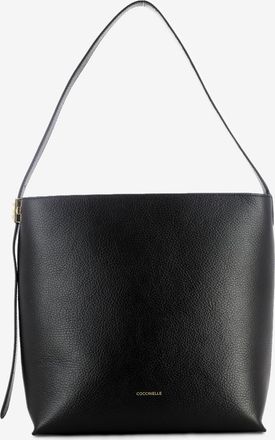 Coccinelle Handbag grained leather noir