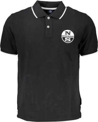 North Sails Polo Shirt - Heren - Polos - Zwart - L - Katoen - Tops