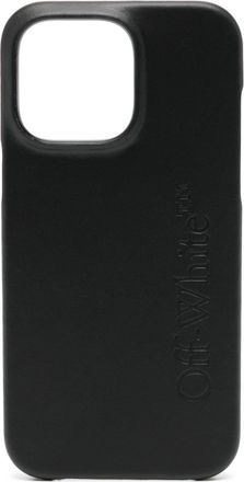 Off-white Bookish iPhone 14 Pro Max phone case - men - Polyurethane - One Size - Black
