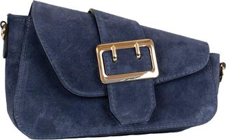 Persaman New York Cleo Suede Shoulder Bag in Navy at Nordstrom Rack