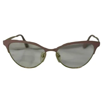 Prada 55S 52-16-140 Eyeglasses in Pink Metal